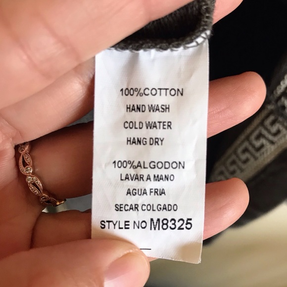 Monoreno Gray Patterned Embroidered Sweater Zipper - Picture 6 of 7